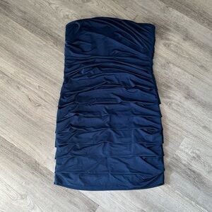Strapless body shaper dress